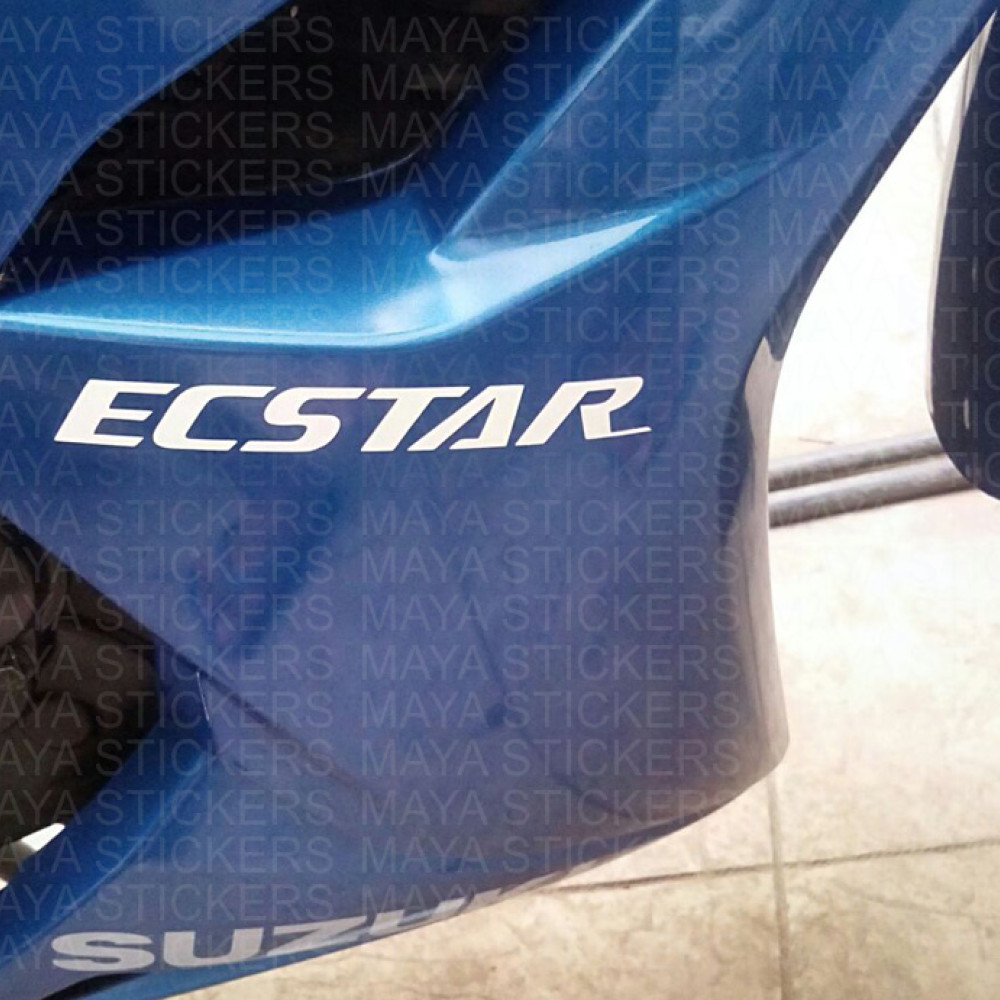 Ecstar Logo Stickers Decals For Suzuki Bikes