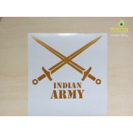 Sword Indian Army custom sticker for Cars / bikes/ Royal Enfield / laptop