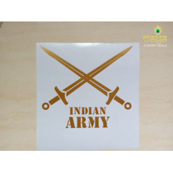 Sword Indian Army custom sticker for Cars / bikes/ Royal Enfield / laptop