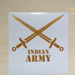 Sword Indian Army custom sticker for Cars / bikes/ Royal Enfield / laptop