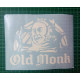 Old Monk Rum stickers for Cars, Bikes, Laptop and walls