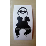 PSY Gangnam style vinyl decal sticker for cars, bikes and laptop