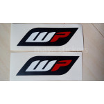 WP logo sticker for KTM duke, RC and other bike forks (pair of 2 stickers )