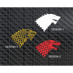 Wolf design - house of stark logo from Game of Thrones