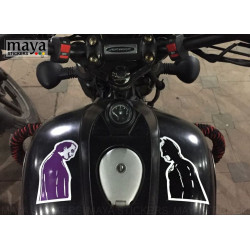 Batman and Joker Decal sticker for cars, bikes, laptops