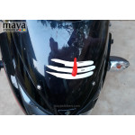 Mahadev tripund Tilak Shiva stickers for cars, biks, laptops
