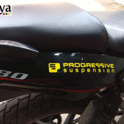 Progressive suspension logo decal stickers for motorcycle forks ( Pair of 2 )