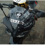 Racing style name and number sticker for Bajaj Pulsar, DOMINAR