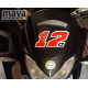 Maverick Vinales 12 number motogp logo stickers for bikes, laptops, helmets