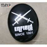 Custom Designed crossed swords vinyl sticker / decal for royal enfield bullet
