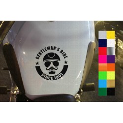 Gentleman's ride since 1901 Sticker for Royal Enfield