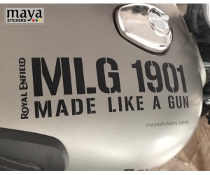 MLG 1901 made like a gun tank top sticker