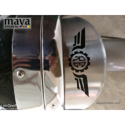 RE with mechanical wings and sprocket design for Royal Enfield