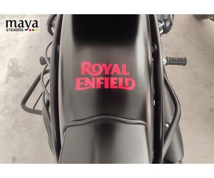 Royal enfield text logo for classic 350 abs 