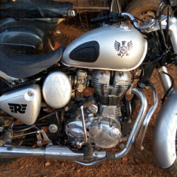 Griffin royal enfield custom designed decal / sticker. 