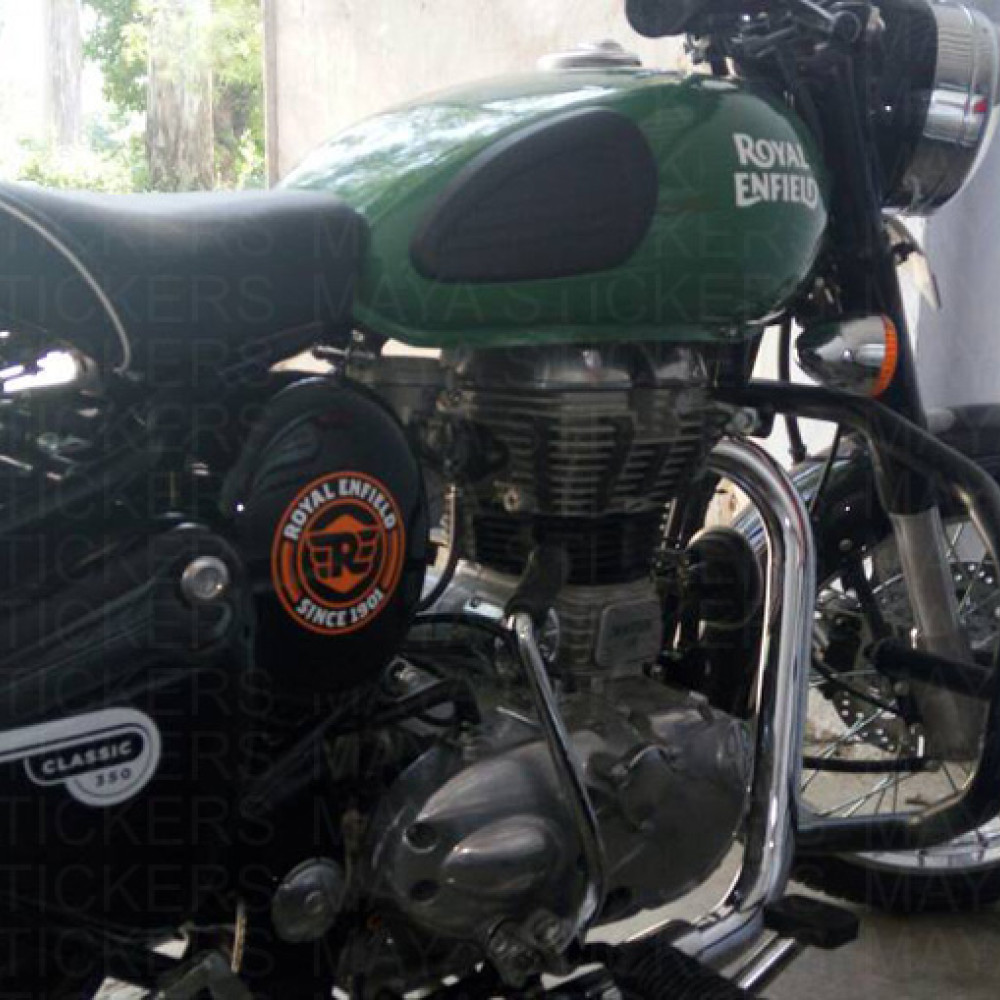 Royal enfield new logo sticker with R emblem available in reflective ...