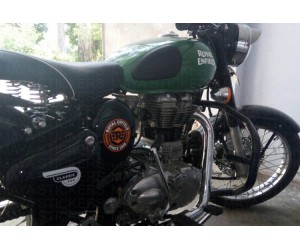 Royal enfield since 1901 stickering on classic 350 redditch green 