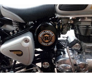 Royal enfield classic 350 side box stickering 