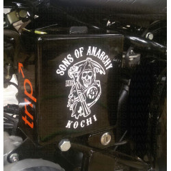 Sons of Anarchy  Reaper  sticker with custom city names