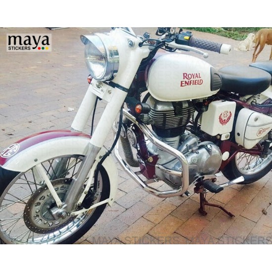 FOR TANK PAIR NEW ROYAL ENFIELD GOLDEN STICKER 