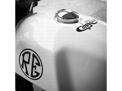 Royal Enfield continental GT sticker works