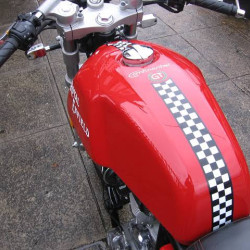 Dual colored tank stripe for Royal enfield continental GT