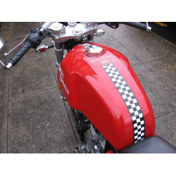 Dual colored tank stripe for Royal enfield continental GT