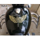 RE and wings design sticker for Royal Enfield - D1