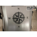 Compass decal stickers for  bikes, cars and laptops