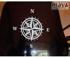 compass sticker for himalayan windscreen 