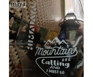 Mountains are calling windscreen stickers for RE Himalayan