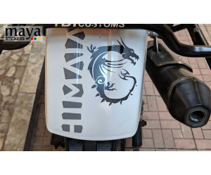 dragon stickers for royal enfield himalayan 