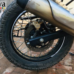 Wheel rim stickers for all Motorcycles ( 8 pieces ) 