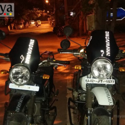 Royal Enfield Himalayan stencil style logo sticker  ( Pair of 2 stickers )