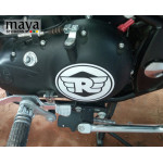 Royal enfield new 'R' logo stickers