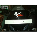 MotoGP dual color logo stickers for bikes, helmets, ( Pair of 2 stickers )