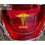 Nurse logo decal sticker for cars, bikes, scooter