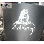 Adiyogi shiva decal sticker for cars, bikes, laptops