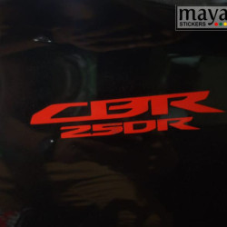 Honda CBR 250R logo for motorcycles stickers ( Pair of 2 )