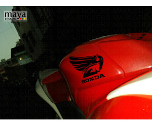 unique honda vintage logo sticker for CBR tank