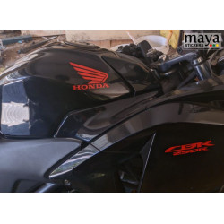 Honda two wheelers wings full logo sticker for bikes and helmets ( pair of 2)