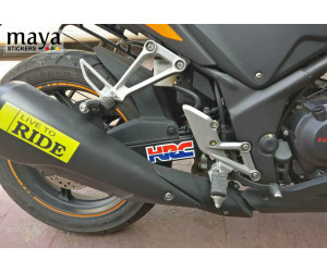 HRC racing sticker for Honda CBR swingarm