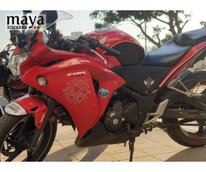 Pattern design sticker for Honda CBR fairings