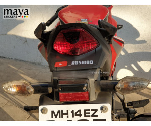 Youtube channel name  motorcycle sticker for Honda CBR