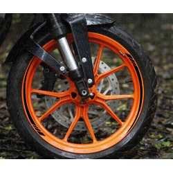Wheel rim stickers for all Motorcycles ( 8 pieces ) 