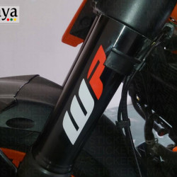 WP logo sticker for KTM duke, RC and other bike forks (pair of 2 stickers )