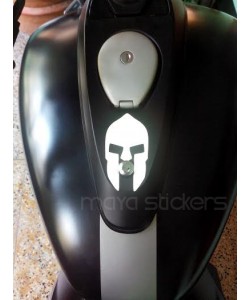 Spartan helmet sticker on Avenger fuel tank