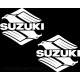 Suzuki stylized eagle logo for suzuki bikes and  suzuki cars ( Pair of 2 )