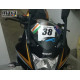 Racing name and number sticker for Suzuki bikes