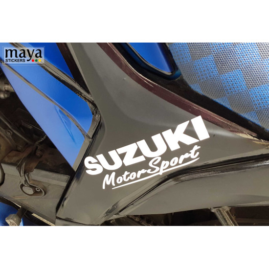 Buy 2x Foil Sticker Decal Suzuki Logo Motor Sports Racing Blue. Online at  desertcartINDIA